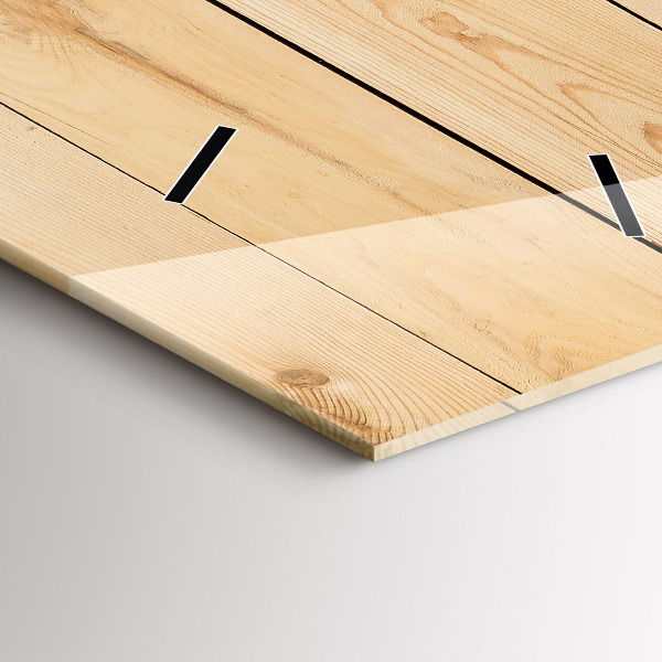 Vertikale Uhr Hölzerne Bretter