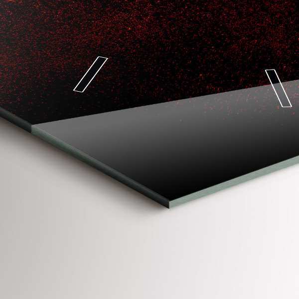 Vertikale Uhr mit motiv Chili-Schoten