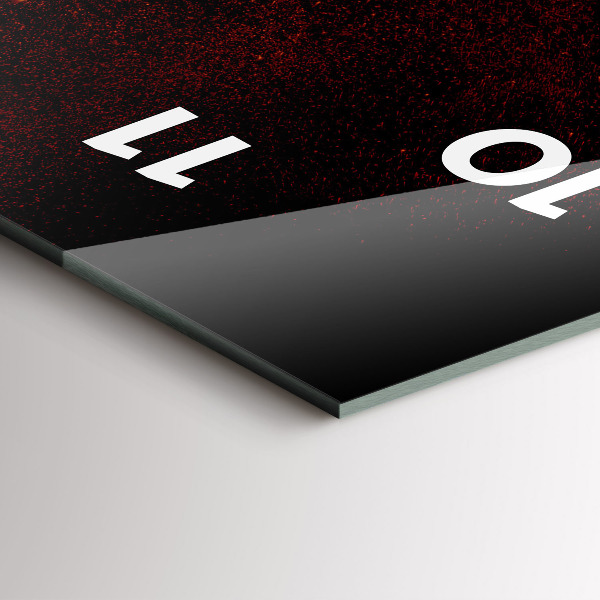 Vertikale Uhr mit motiv Chili-Schoten