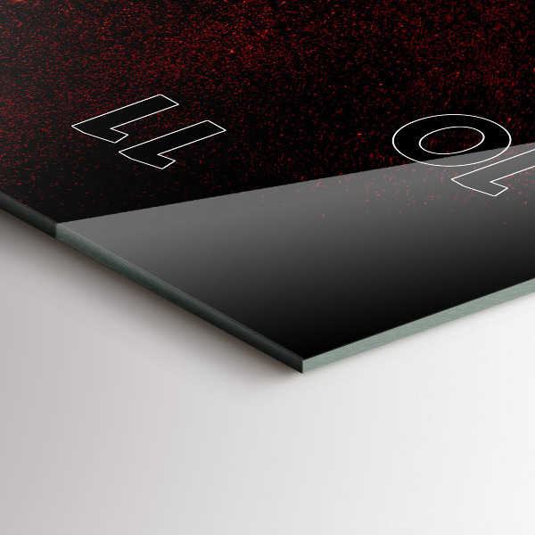 Vertikale Uhr mit motiv Chili-Schoten