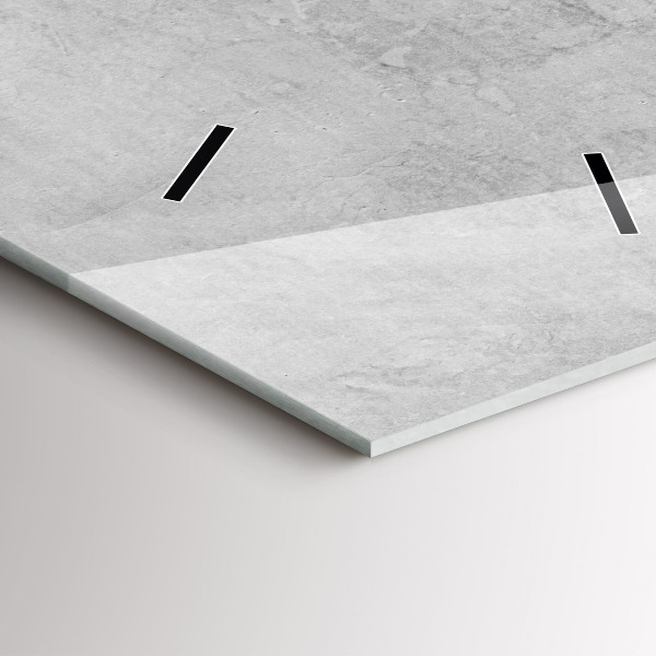 Vertikale Uhr Steinmauer