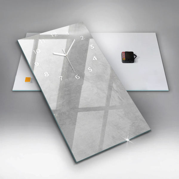 Vertikale Uhr Steinmauer