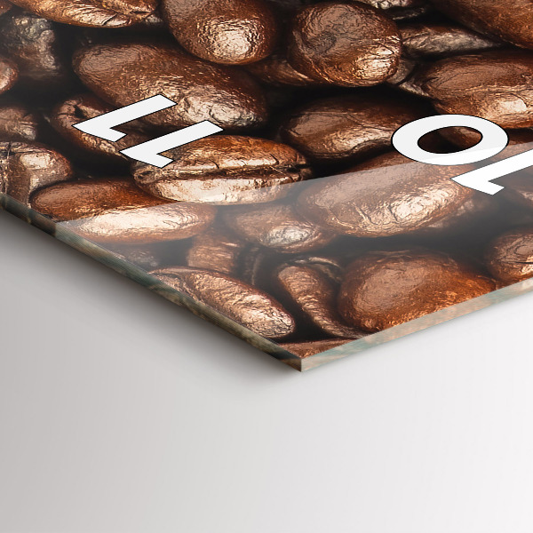 Vertikale Uhr mit motiv Kaffeebohnen