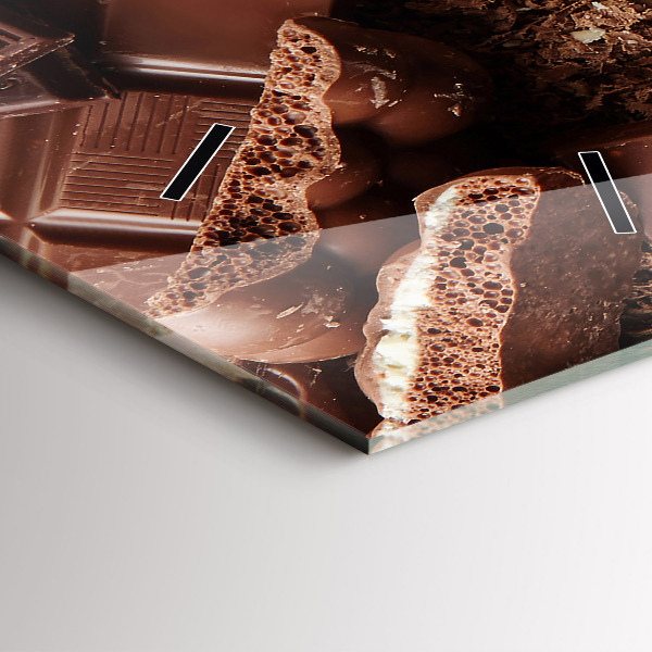 Vertikale Uhr Schokoladentafeln