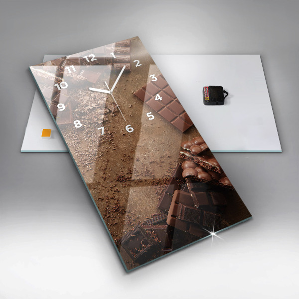Vertikale Uhr Schokoladentafeln