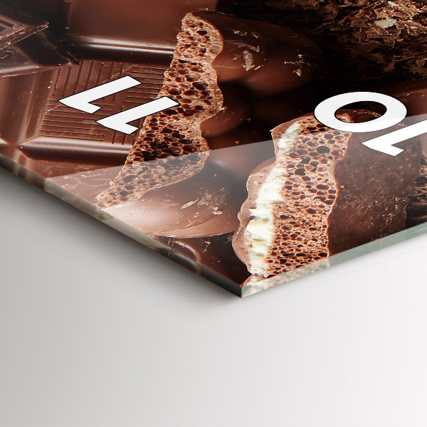 Vertikale Uhr Schokoladentafeln