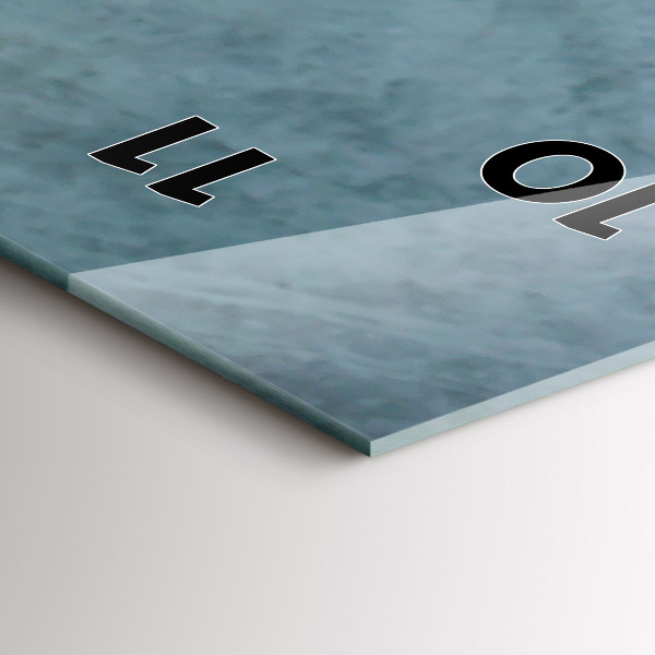 Vertikale Uhr mit motiv Tasse Kaffee