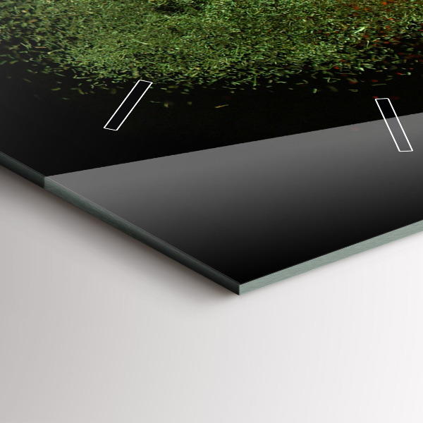 Vertikale Uhr mit motiv Verstreute Gewürze