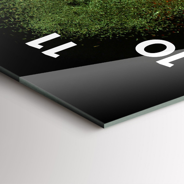 Vertikale Uhr mit motiv Verstreute Gewürze