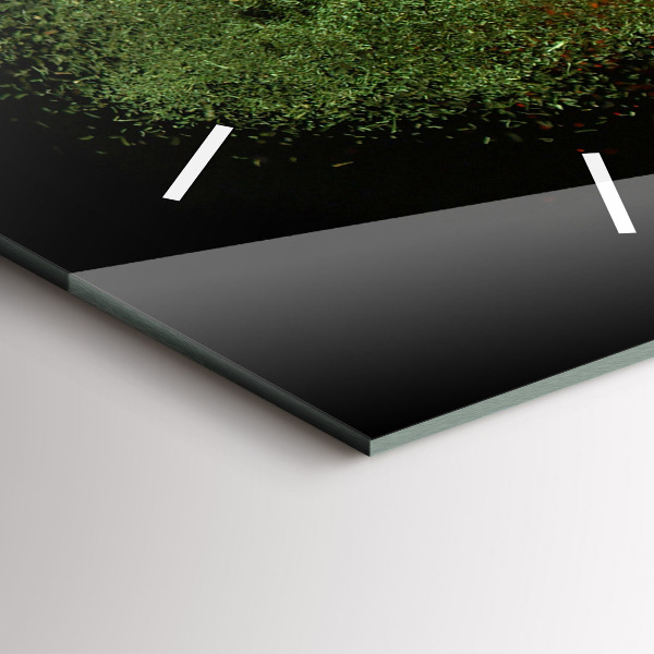 Vertikale Uhr mit motiv Verstreute Gewürze