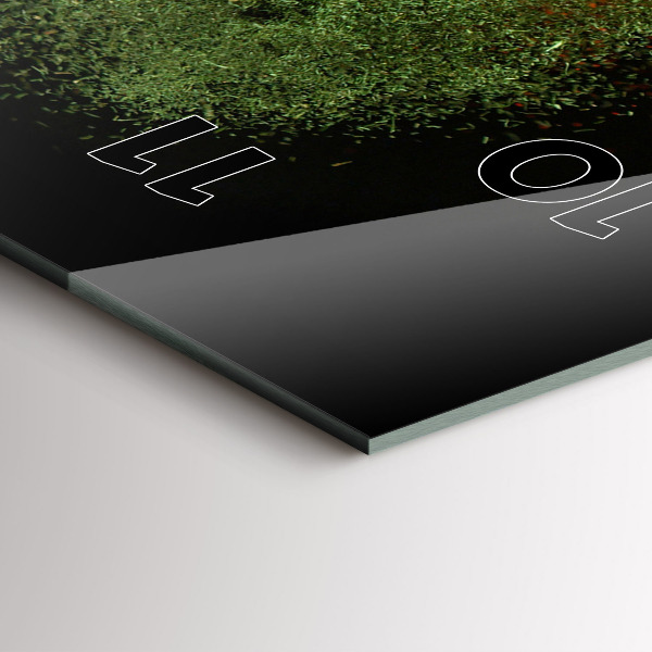 Vertikale Uhr mit motiv Verstreute Gewürze