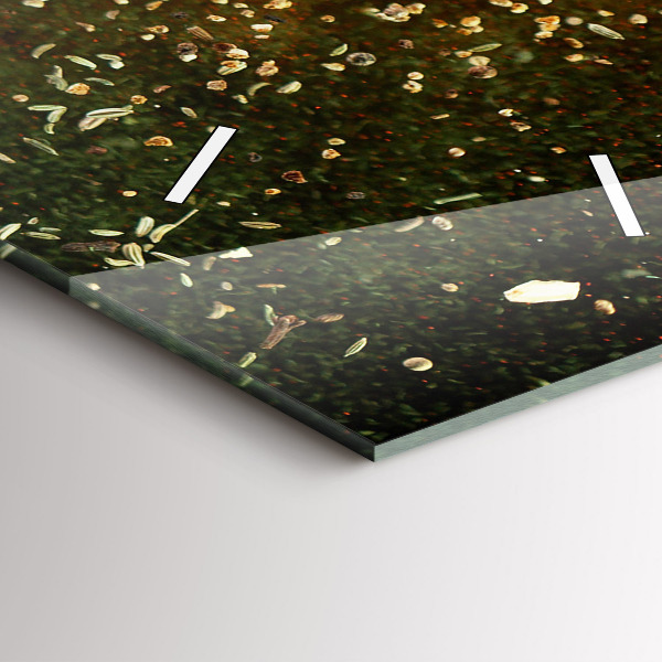 Vertikale Uhr Abstraktion von Gewürzen