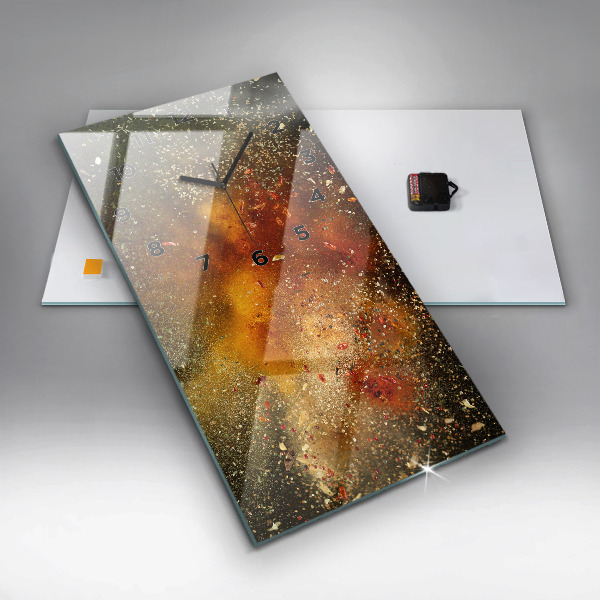 Vertikale Uhr Abstraktion von Gewürzen