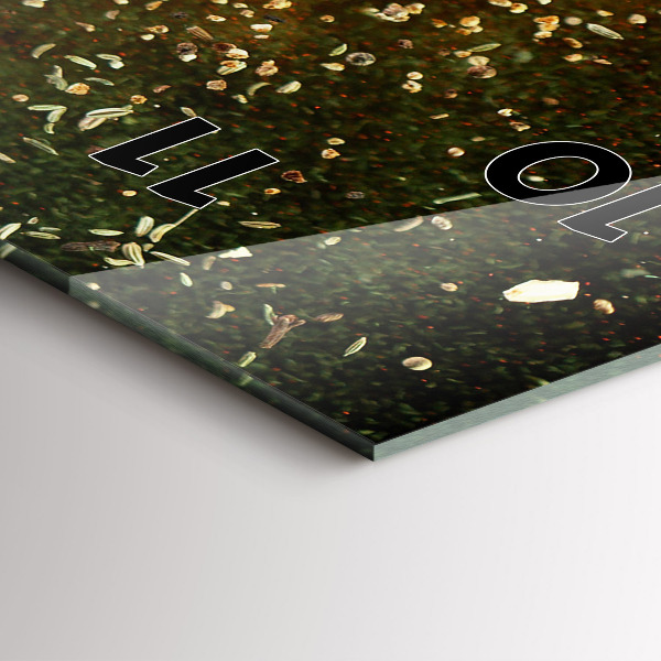 Vertikale Uhr Abstraktion von Gewürzen