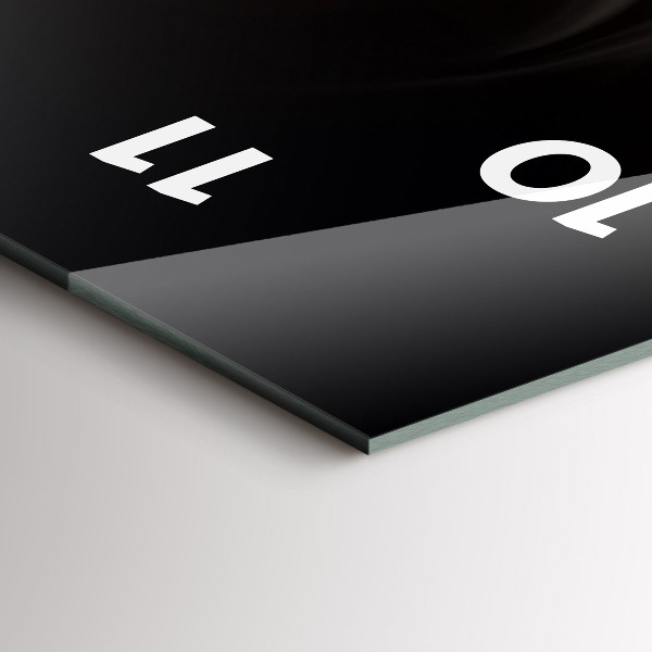 Vertikale Uhr Kaffeetasse