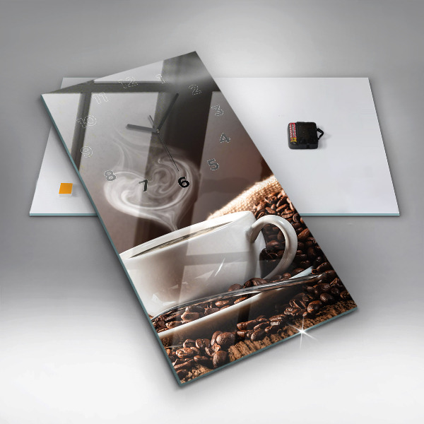 Vertikale Uhr Kaffeetasse