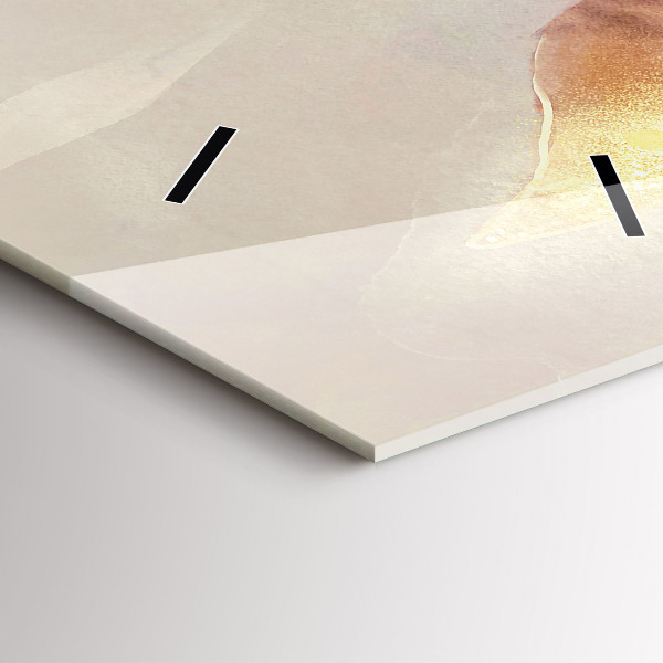 Vertikale Uhr mit motiv Abstrakte Boho-Blätter