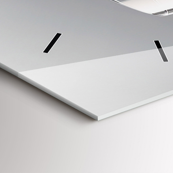 Vertikale Uhr mit motiv Glas Rotwein