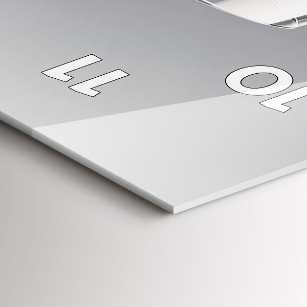 Vertikale Uhr mit motiv Glas Rotwein