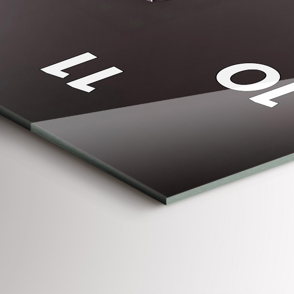 Vertikale Uhr mit motiv Lampe mit Rotwein