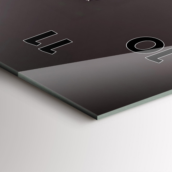 Vertikale Uhr mit motiv Lampe mit Rotwein