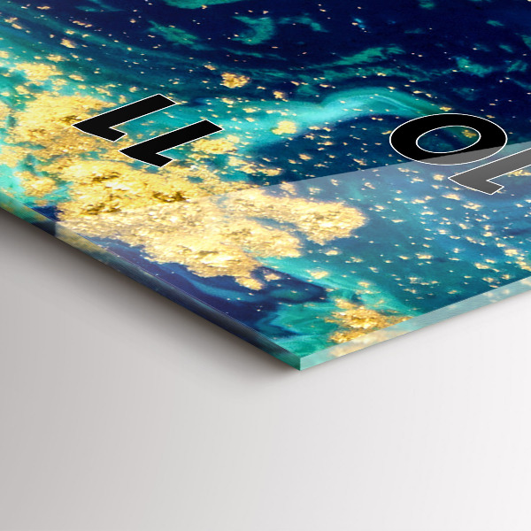 Vertikale Uhr Moderne Abstraktion