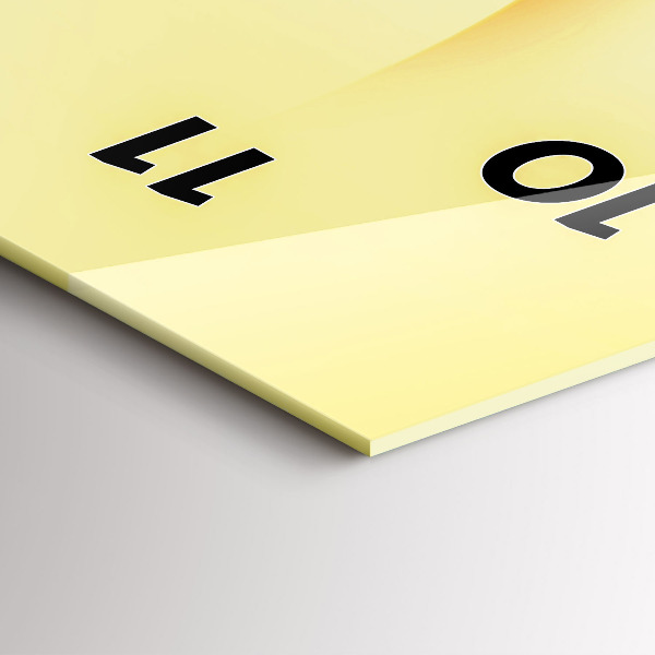 Vertikale Uhr mit motiv Abstrakte Wellen