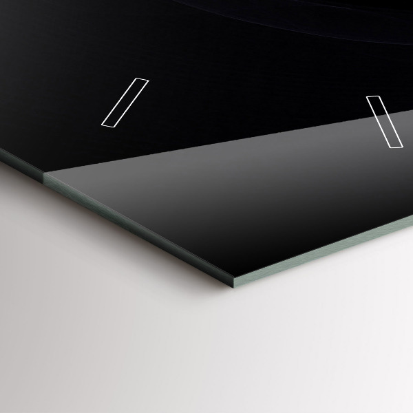 Vertikale Uhr Violette Abstraktion