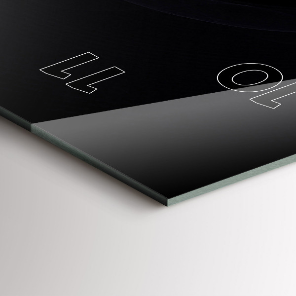 Vertikale Uhr Violette Abstraktion