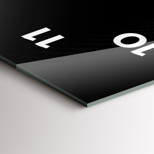 Vertikale Uhr mit motiv Abstrakter Rauch