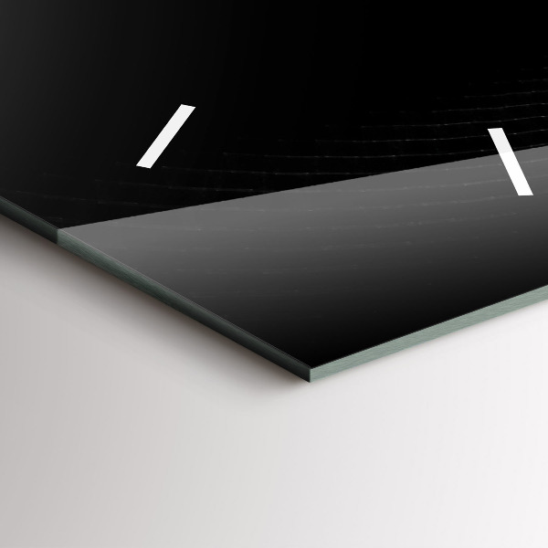 Vertikale Uhr mit motiv Abstrakter Rauch