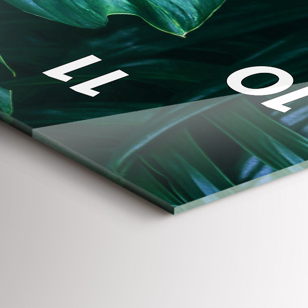 Vertikale Uhr Tropische Seite der Natur