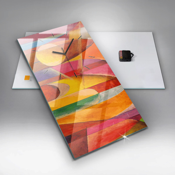 Vertikale Uhr Kunstdekoration Abstrakt