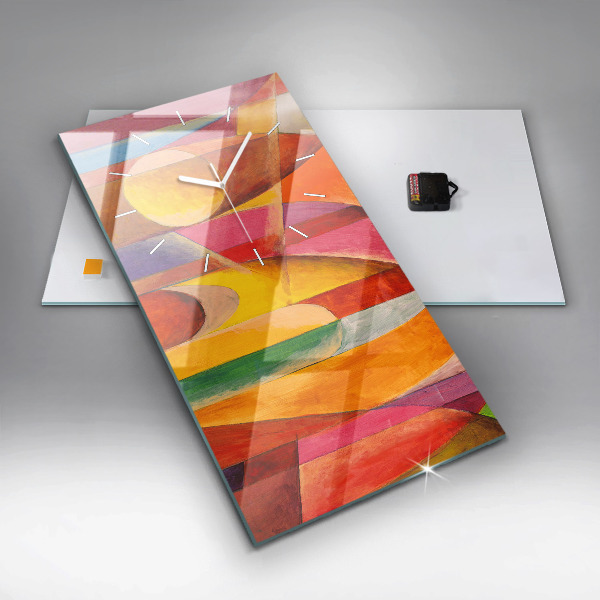 Vertikale Uhr Kunstdekoration Abstrakt