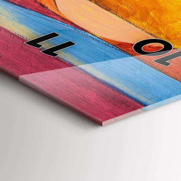 Vertikale Uhr Kunstdekoration Abstrakt