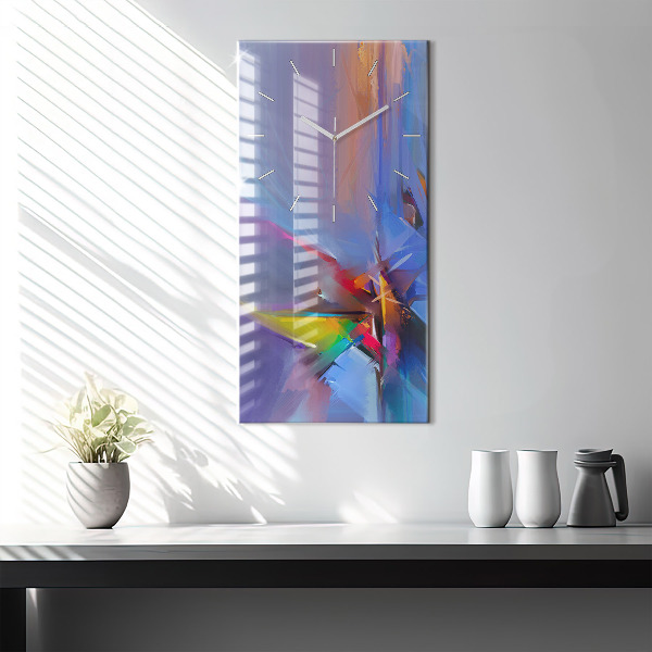 Vertikale Uhr mit motiv Meereslandschaft