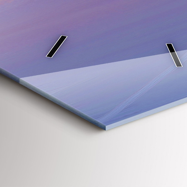 Vertikale Uhr mit motiv Meereslandschaft