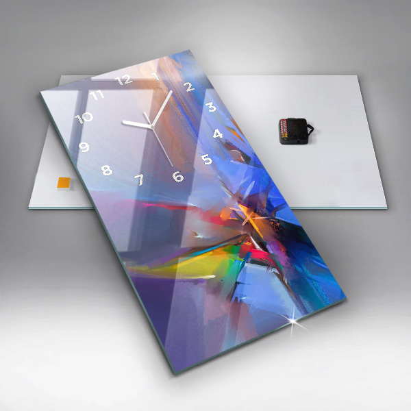 Vertikale Uhr mit motiv Meereslandschaft