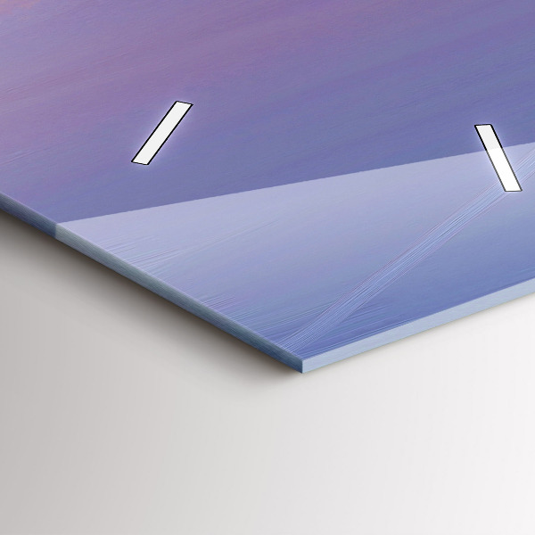 Vertikale Uhr mit motiv Meereslandschaft