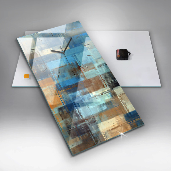 Vertikale Uhr Bunter Hintergrund - abstrakt