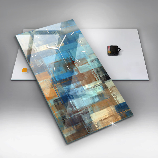 Vertikale Uhr Bunter Hintergrund - abstrakt