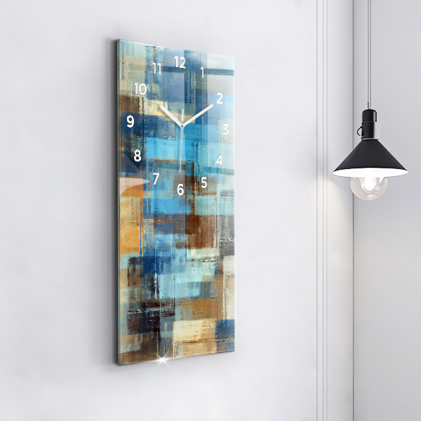 Vertikale Uhr Bunter Hintergrund - abstrakt