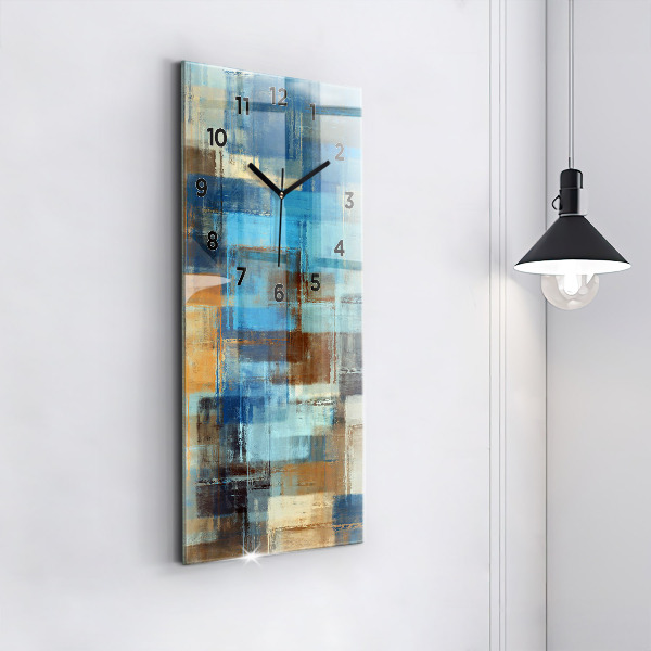 Vertikale Uhr Bunter Hintergrund - abstrakt