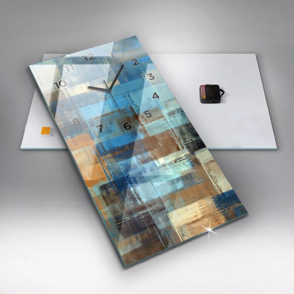 Vertikale Uhr Bunter Hintergrund - abstrakt