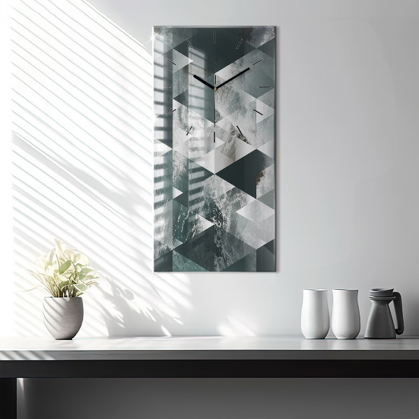 Vertikale Uhr Abstrakte Meereswellen