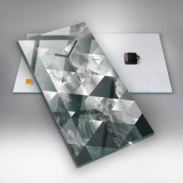 Vertikale Uhr Abstrakte Meereswellen