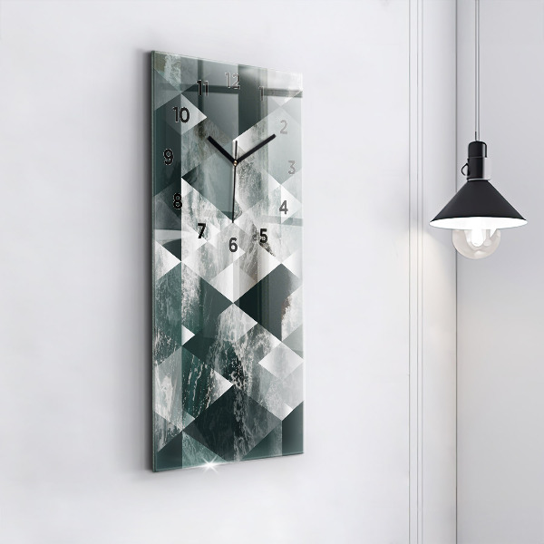 Vertikale Uhr Abstrakte Meereswellen