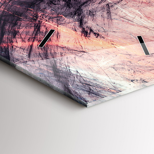 Vertikale Uhr mit motiv Abstraktes Bild