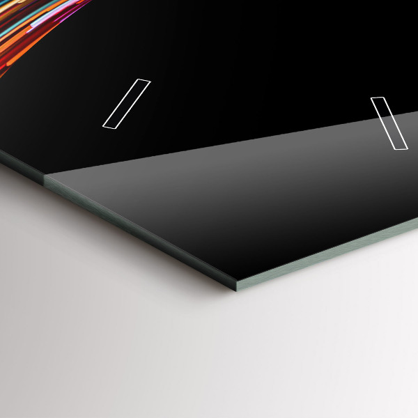 Vertikale Uhr mit motiv Emotionale Kunst