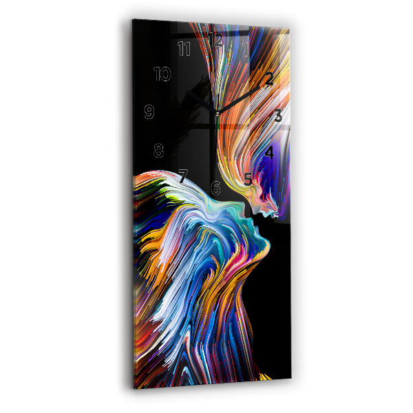 Vertikale Uhr mit motiv Emotionale Kunst